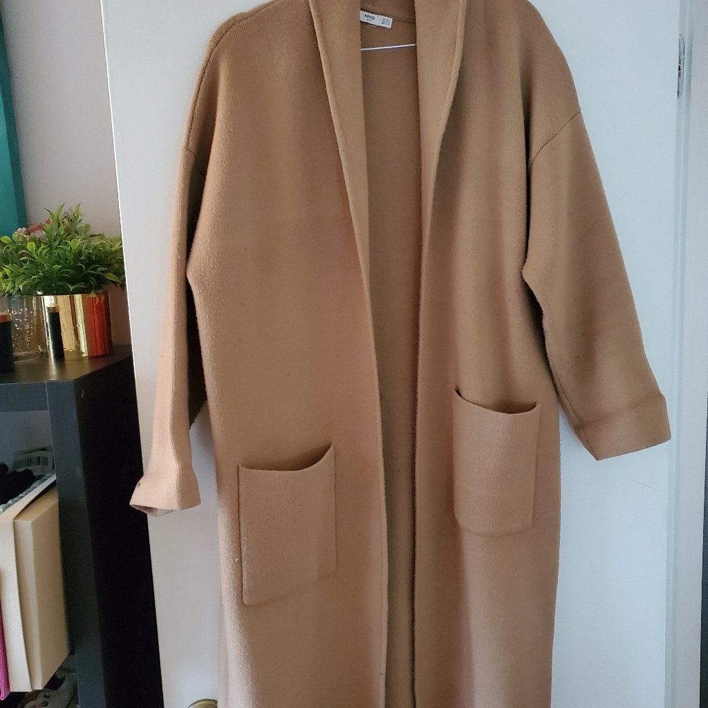 Mango Knitted Unstructured Coat